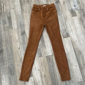 Good Waist Faux Suede Jeans